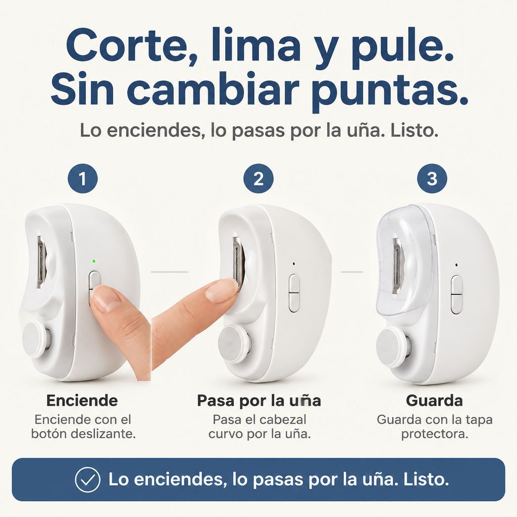 Corta Unas Electrico Recargable - 13618 — vista 4